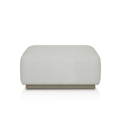 Four Hands Lenox Outdoor Ottoman Piece Saddle Brown