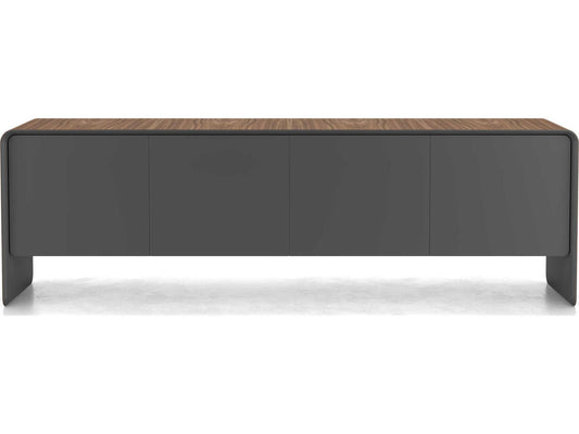 Luxcor Modluxe Lismore Sideboard in Walnut and Metallic Graphite