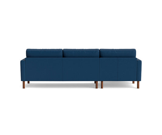 Benchmade Modern Laguna Leather Sofa With Chaise 105