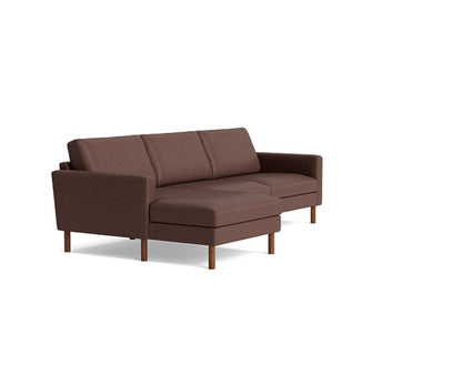 Benchmade Modern Laguna Leather Sofa With Chaise 105