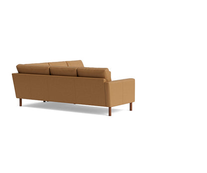 Benchmade Modern Laguna Leather Corner Sectional 95 X 95