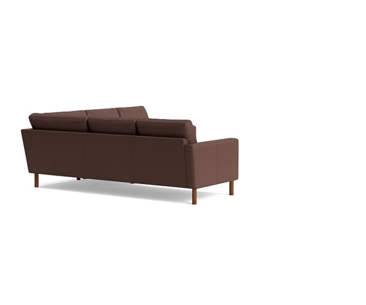 Benchmade Modern Laguna Leather Corner Sectional 95 X 95