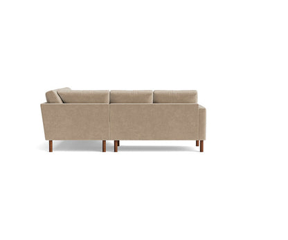 Benchmade Modern Laguna Leather Sectional With Bumper 95 X 95