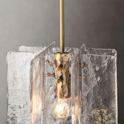 Lattice Glass Pendant Light