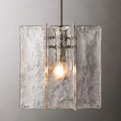 Lattice Glass Pendant Light