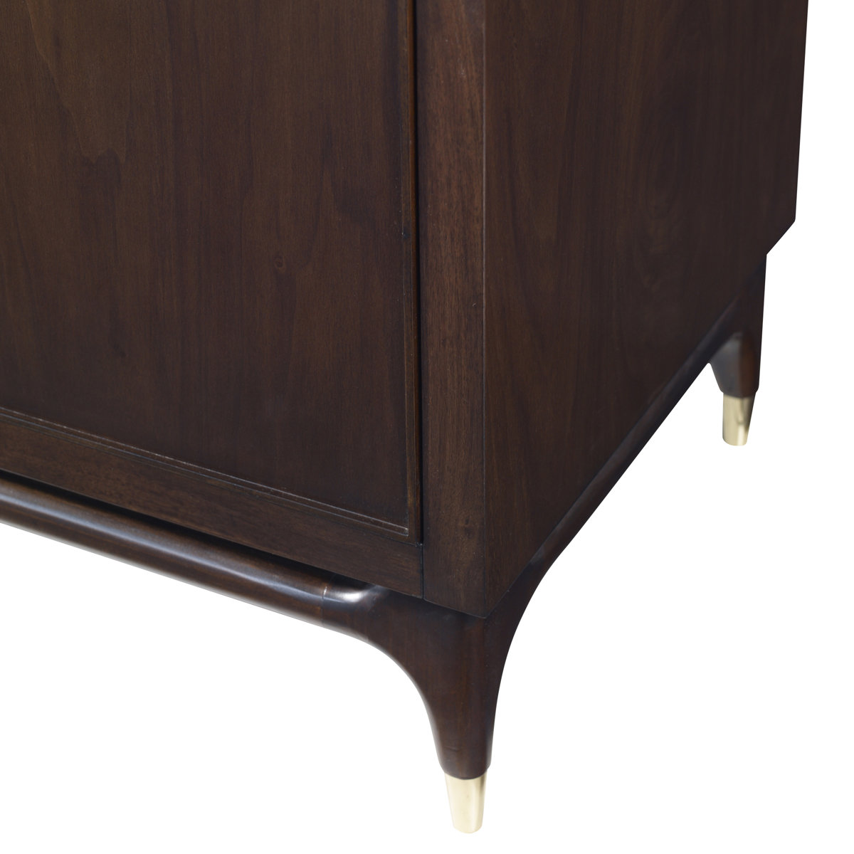 Ambella Lawrence Solid Wood 4 Door Accent Cabinet