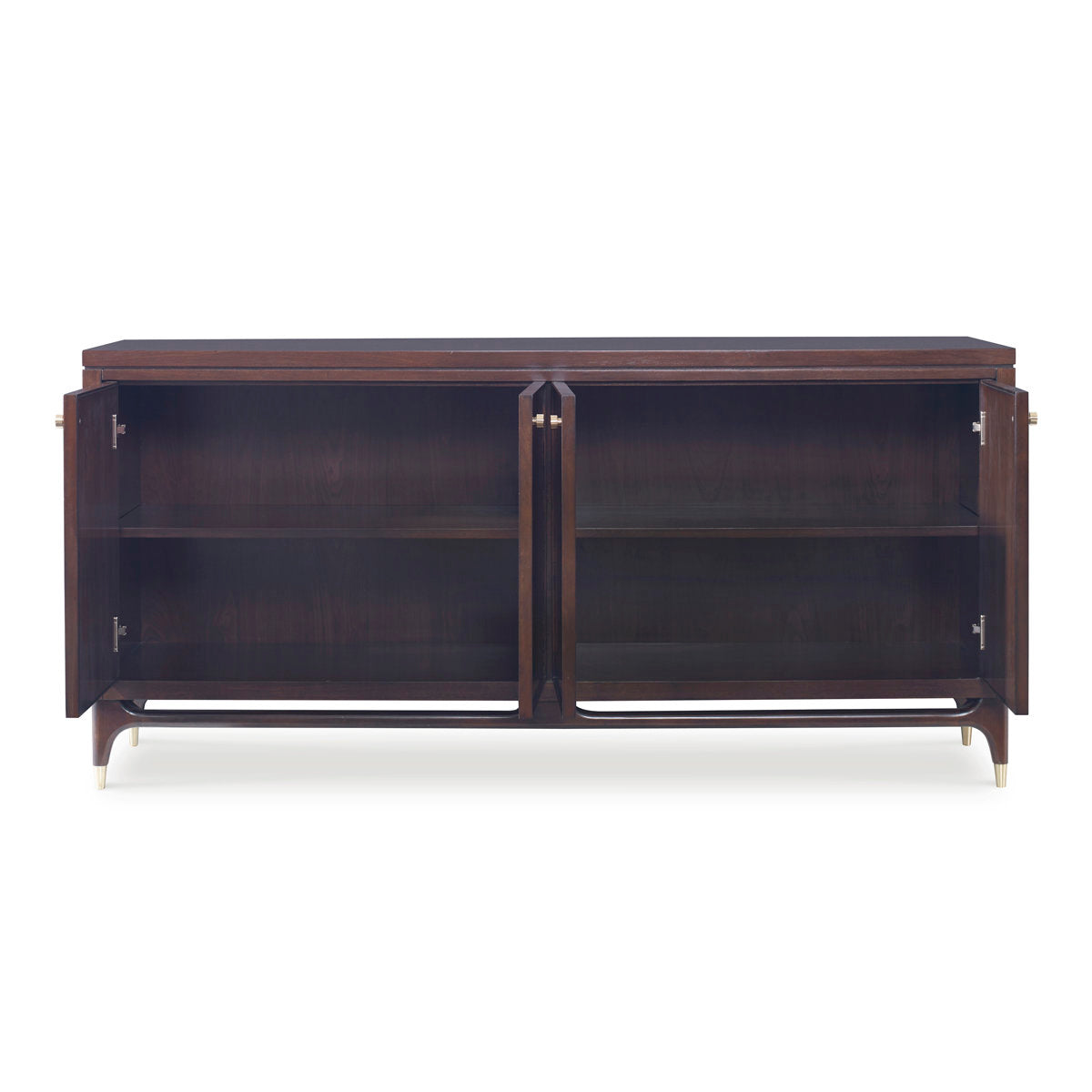 Ambella Lawrence Solid Wood 4 Door Accent Cabinet