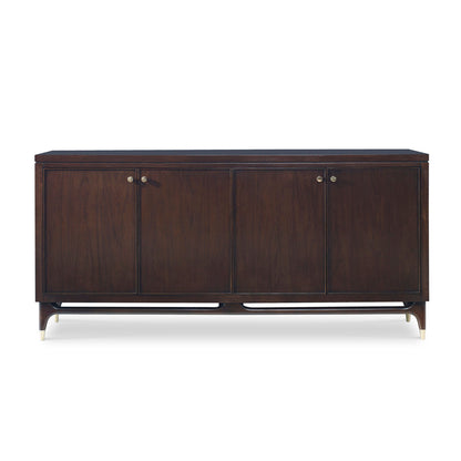 Ambella Lawrence Solid Wood 4 Door Accent Cabinet