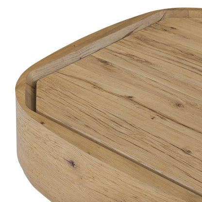 Leandro Coffee Table-Natural Reclaimed French Oak