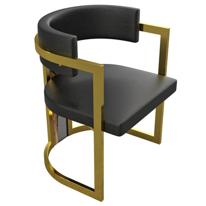 Arditi Collection Leather Upholstered Wingback Arm Chair