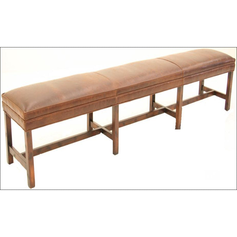 Old Hickory Tannery Upholstered Bench