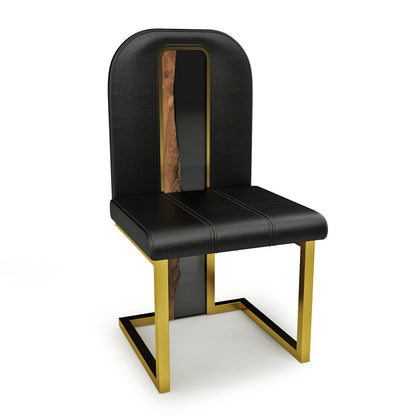 Arditi Collection Leather Upholstered Side Chair