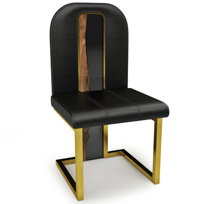 Arditi Collection Leather Upholstered Side Chair