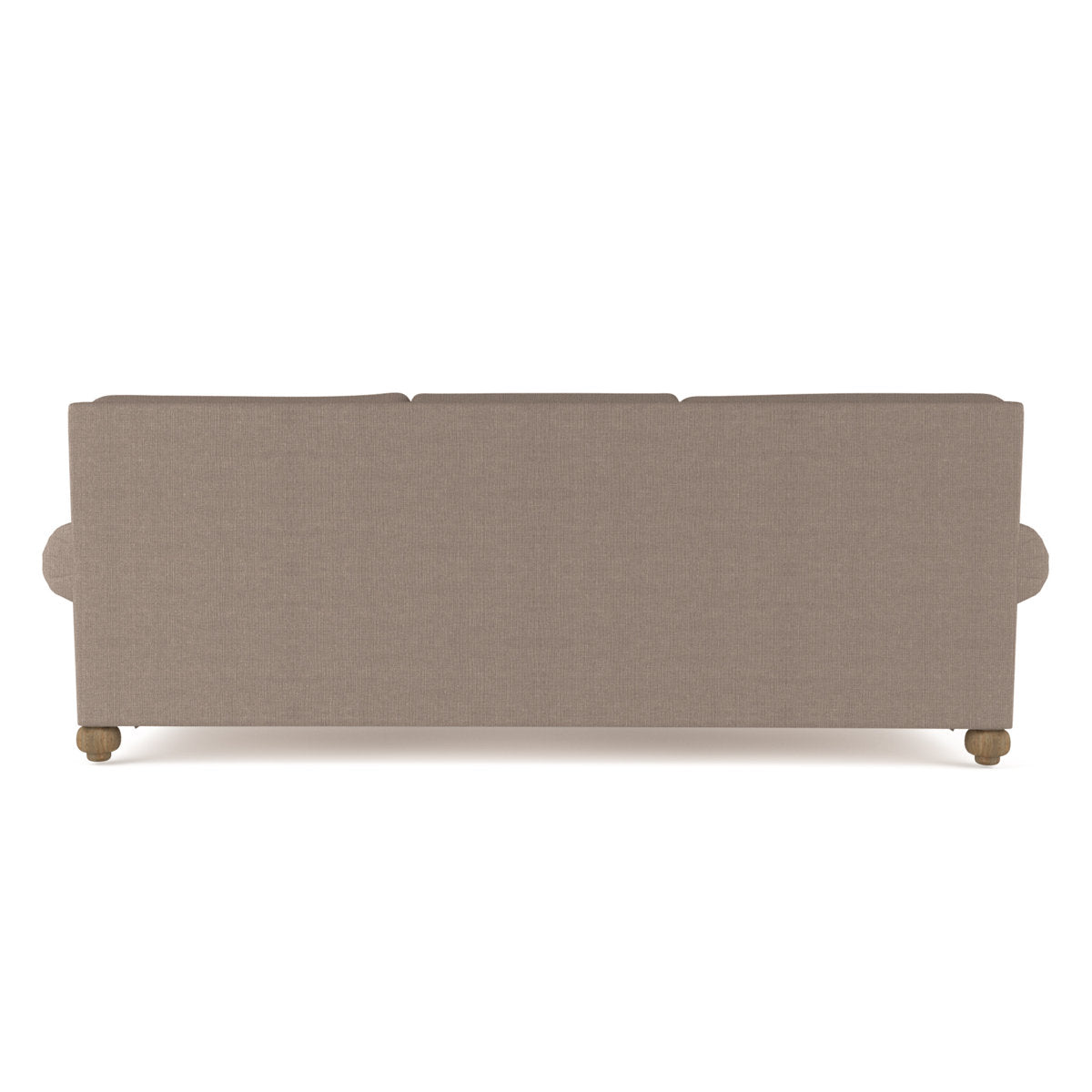 Leroy Rolled Panel-Arm Sofa with Bun Feet