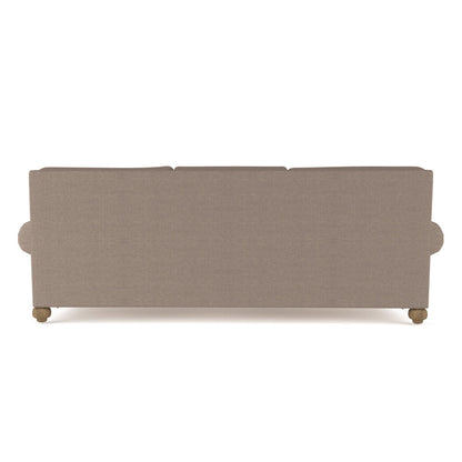 Leroy Rolled Panel-Arm Sofa with Bun Feet
