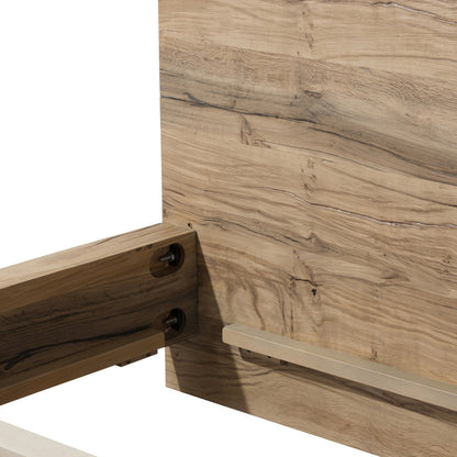 Lia Bed-Natural Reclaimed French Oak-Queen