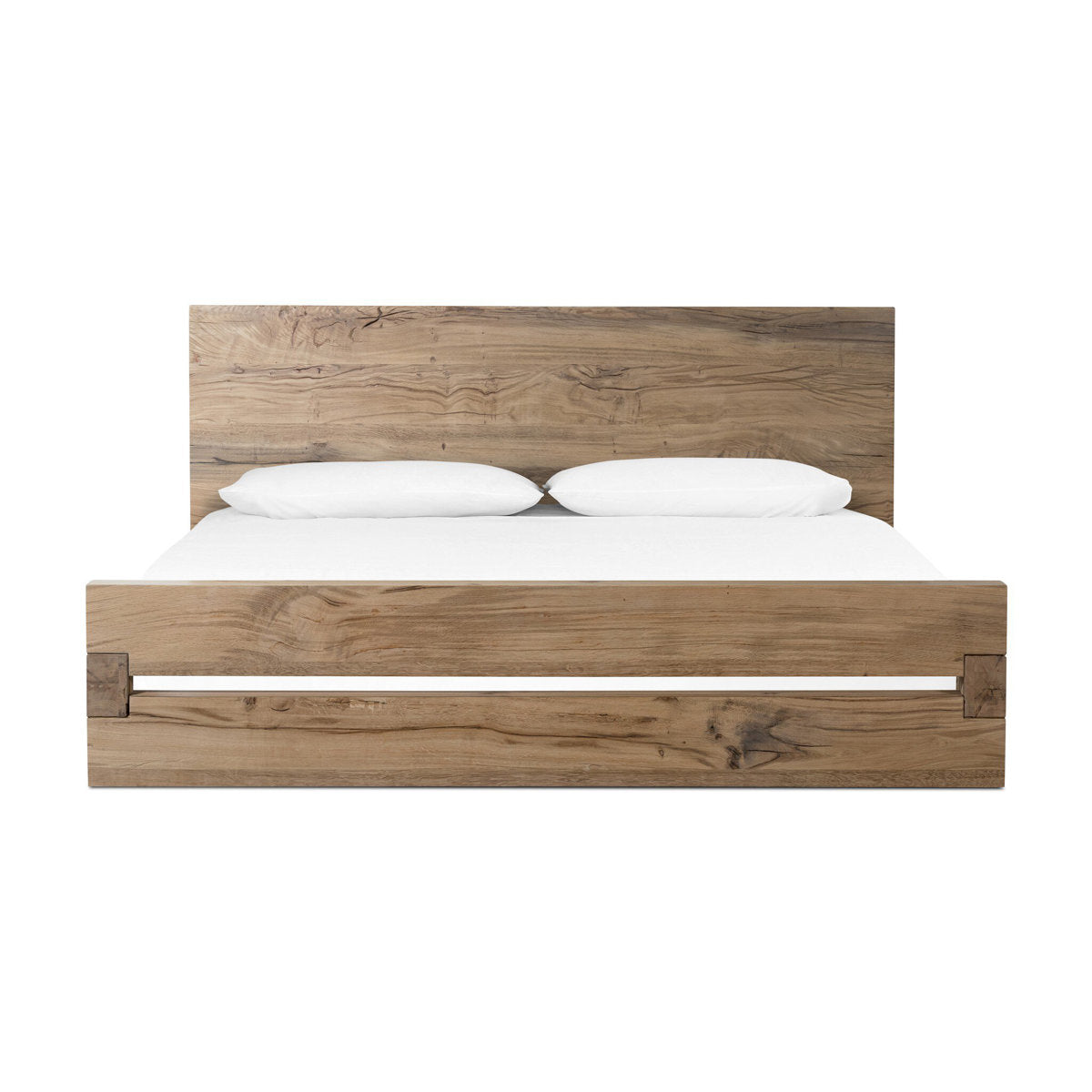 Lia Bed-Natural Reclaimed French Oak-Queen