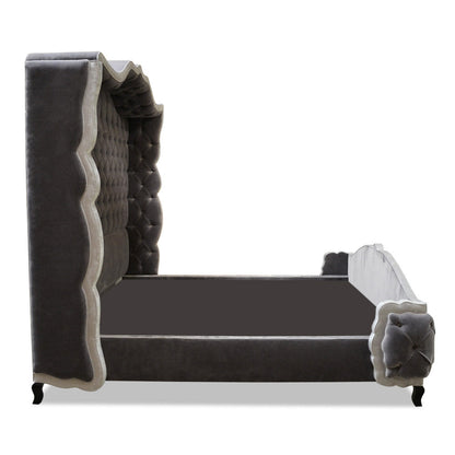 Liam Upholstered Wingback Bed