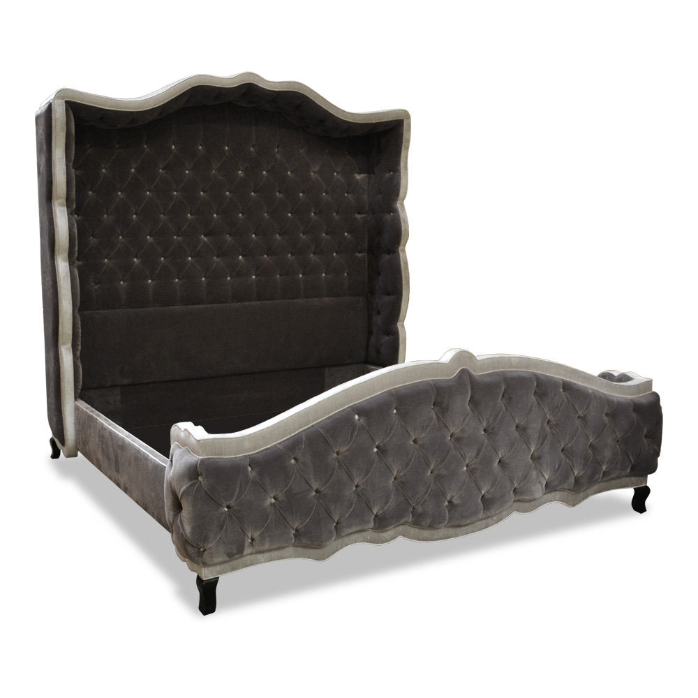 Liam Upholstered Wingback Bed