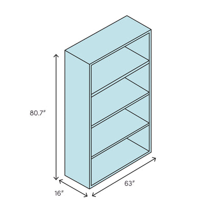 David Michael Library Standard Bookcase