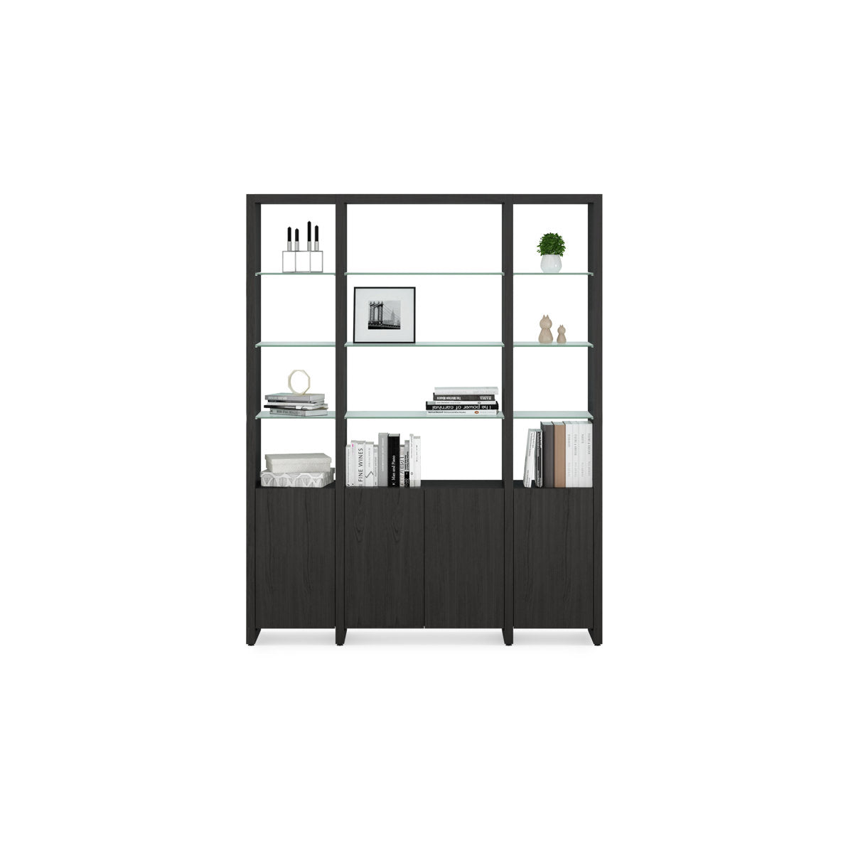 Bdi Linea 84 H X 66 W Standard Bookcase