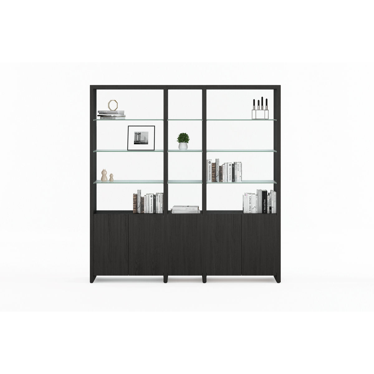 Bdi Linea 84 H X 81 W Standard Bookcase