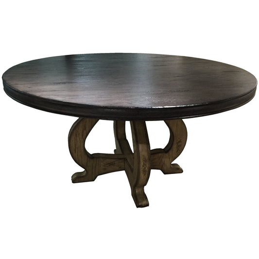 Lorraine Round Solid Wood Dining Table