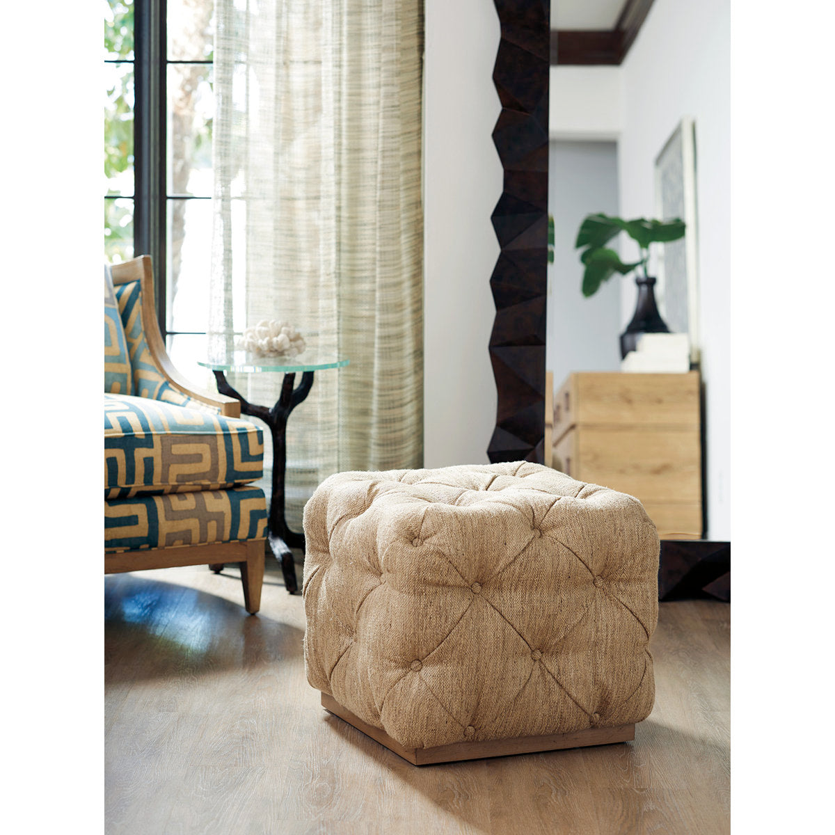 Los Altos Auburn Ottoman