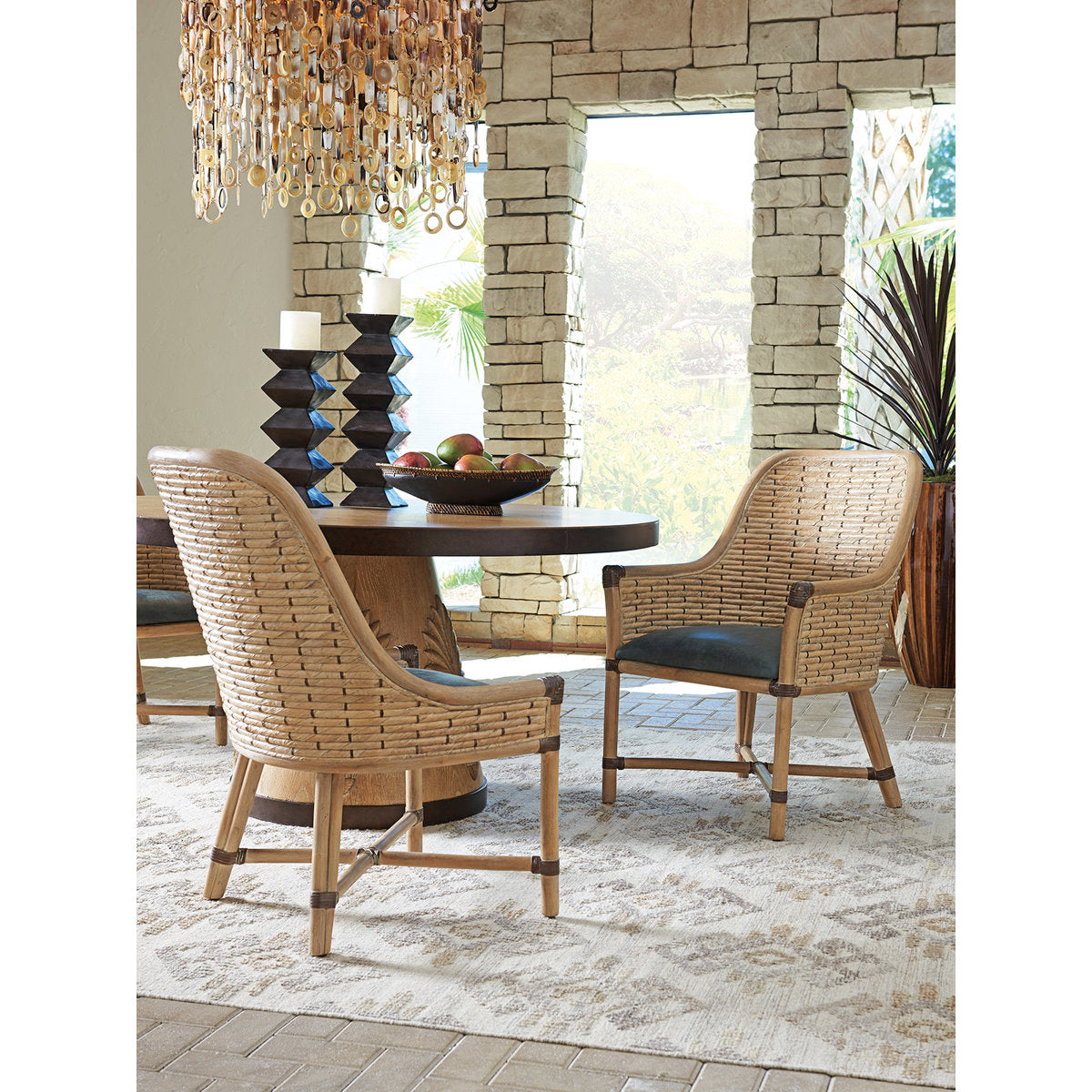 Los Altos Keeling Woven Arm Chair