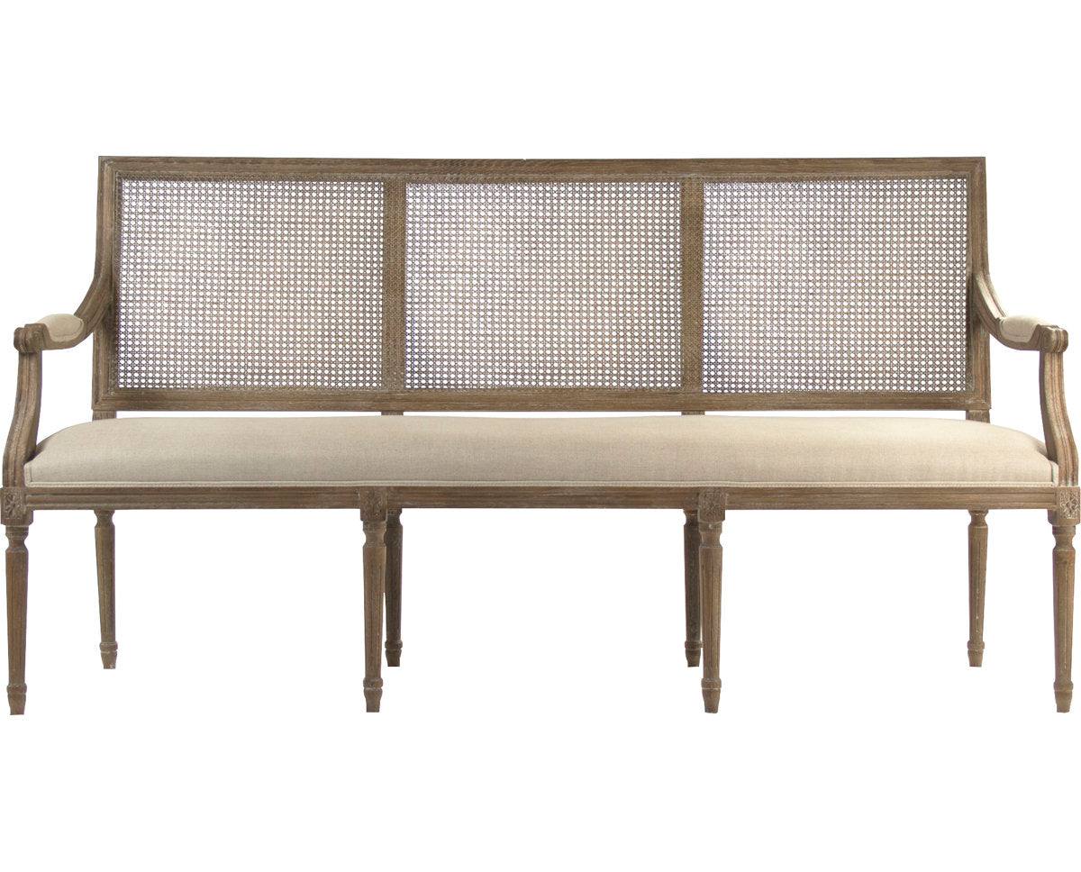 Zentique Louis Upholstered Bench
