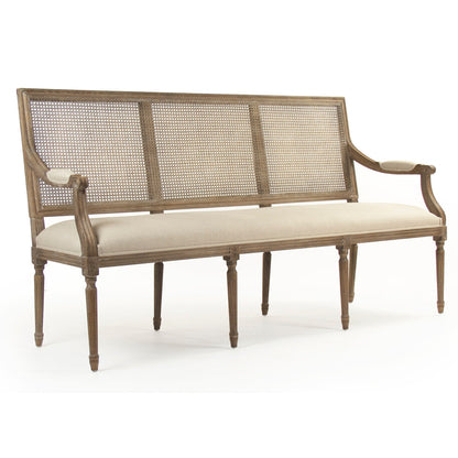 Zentique Louis Upholstered Bench