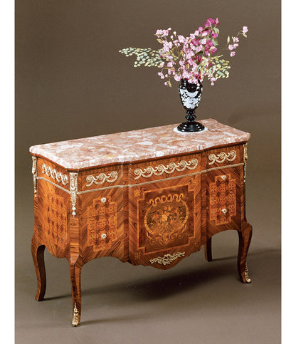 Louis XVI 3 Drawer 47" W Dresser