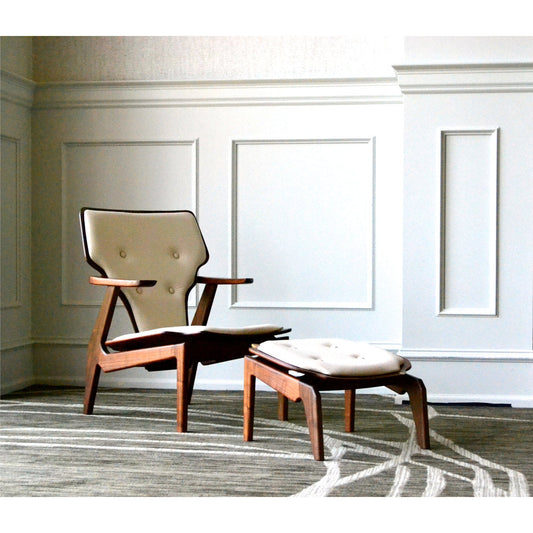 Lounge Chair Chair with Ottoman