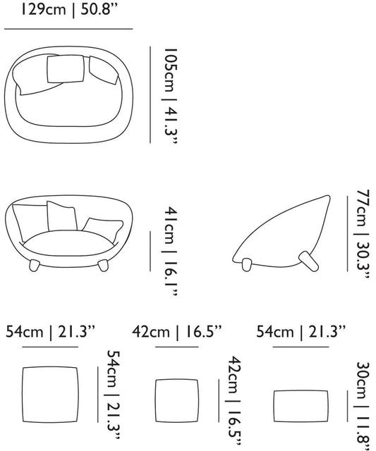 Moooi Love Seat Sofa
