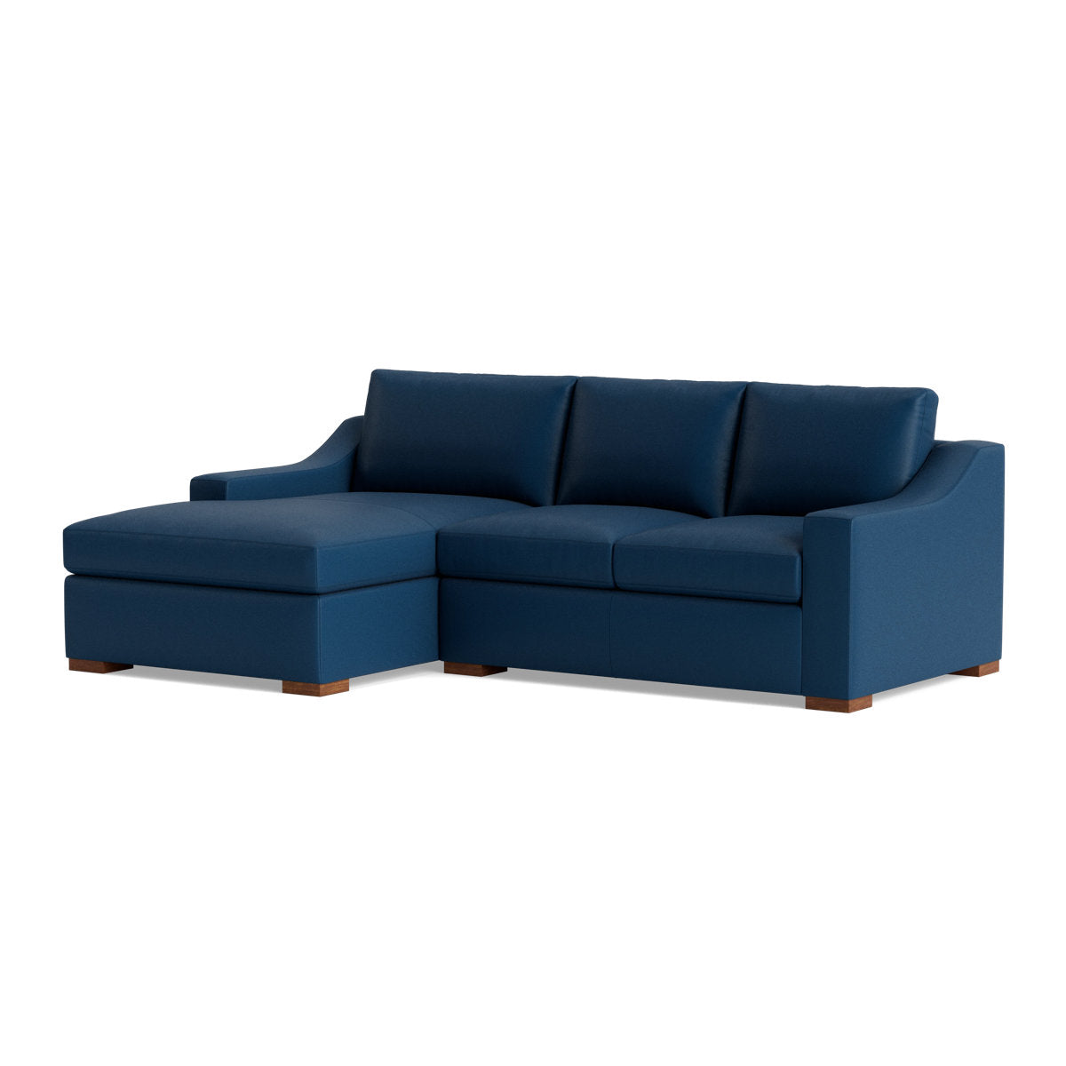 Lucca Leather Chaise Sectional