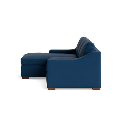 Lucca Leather Chaise Sectional