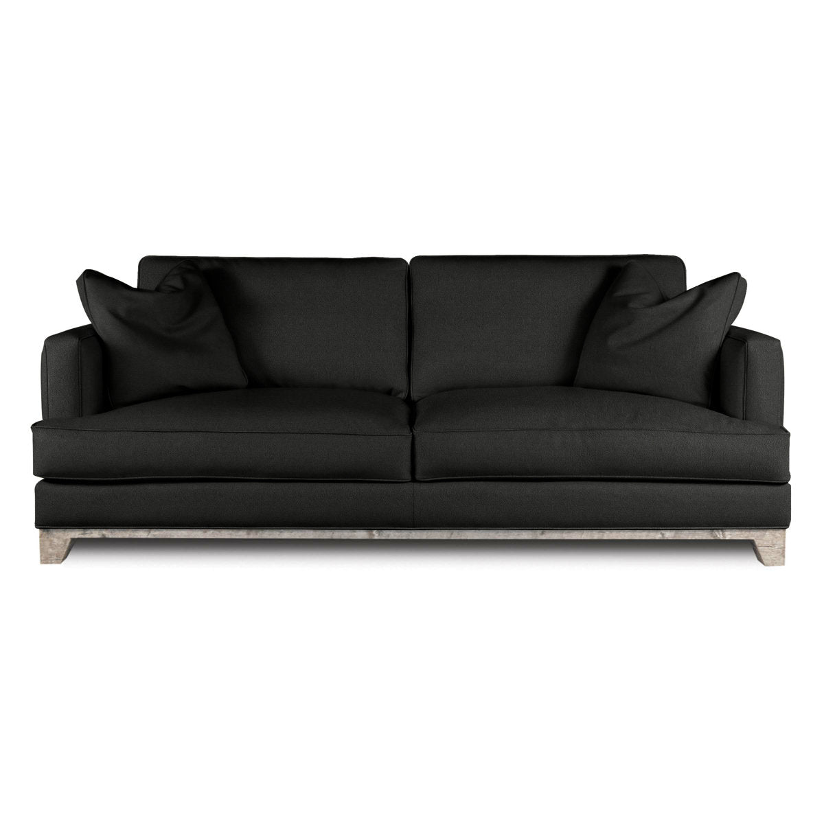 Eleanor Rigby Lucia 99 Genuine Leather Square Arm Sofa