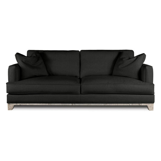 Eleanor Rigby Lucia 99 Genuine Leather Square Arm Sofa