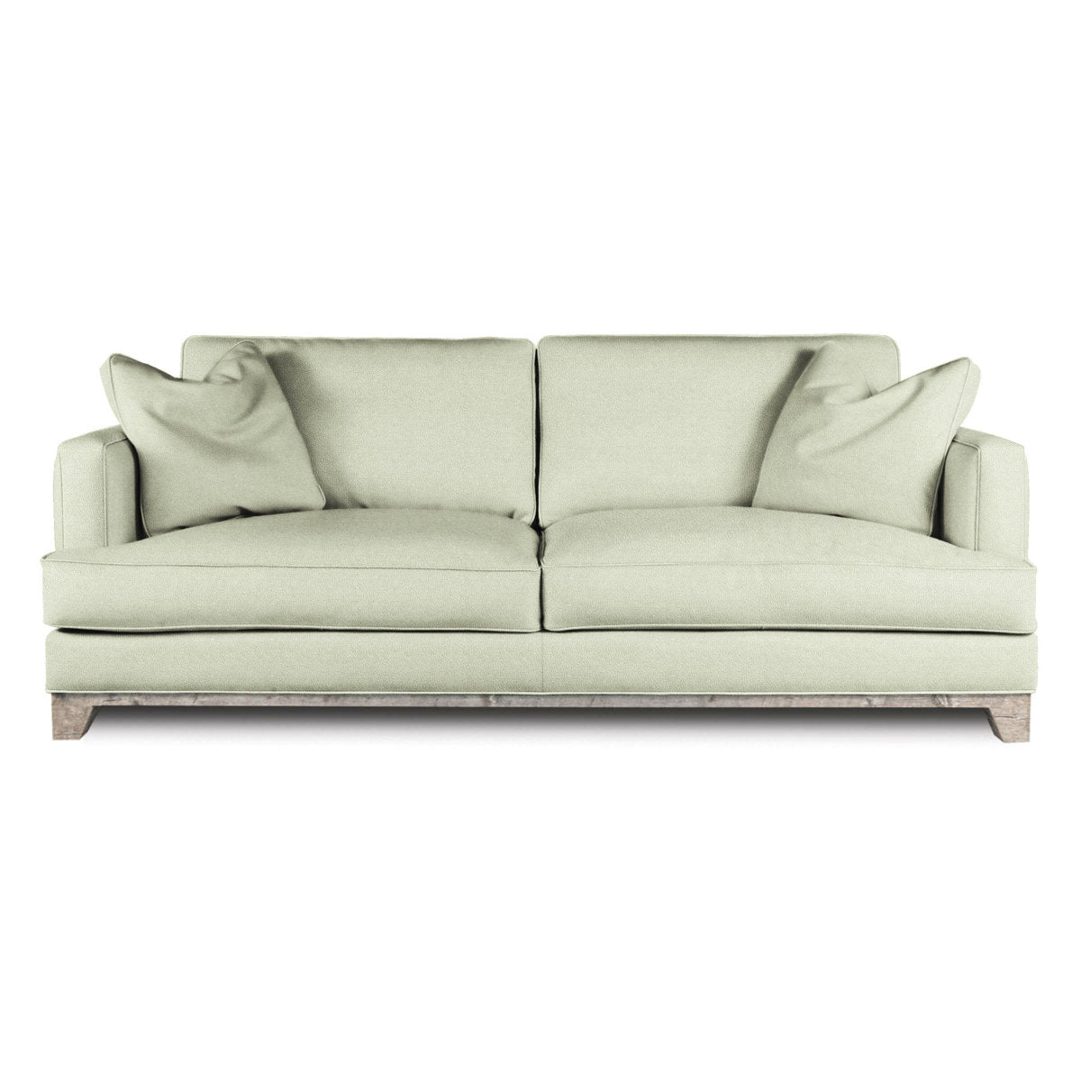 Eleanor Rigby Lucia 99 Genuine Leather Square Arm Sofa