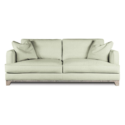 Eleanor Rigby Lucia 99 Genuine Leather Square Arm Sofa