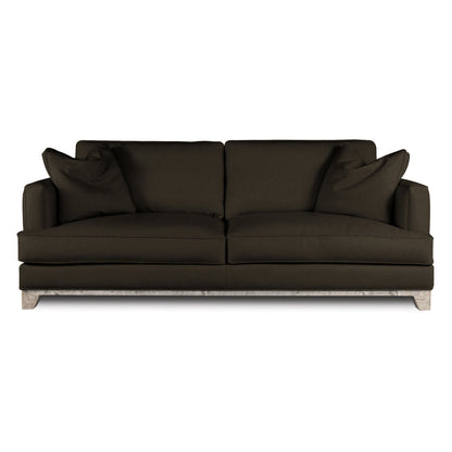Eleanor Rigby Lucia 99 Genuine Leather Square Arm Sofa