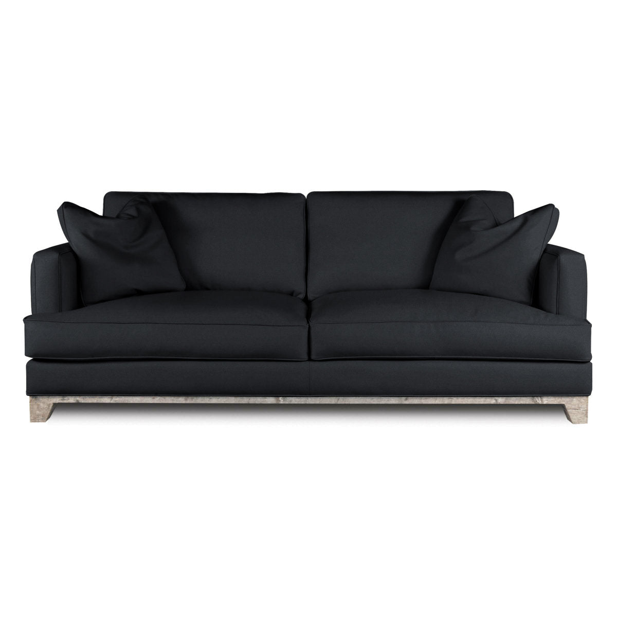 Eleanor Rigby Lucia 99 Genuine Leather Square Arm Sofa
