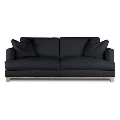 Eleanor Rigby Lucia 99 Genuine Leather Square Arm Sofa