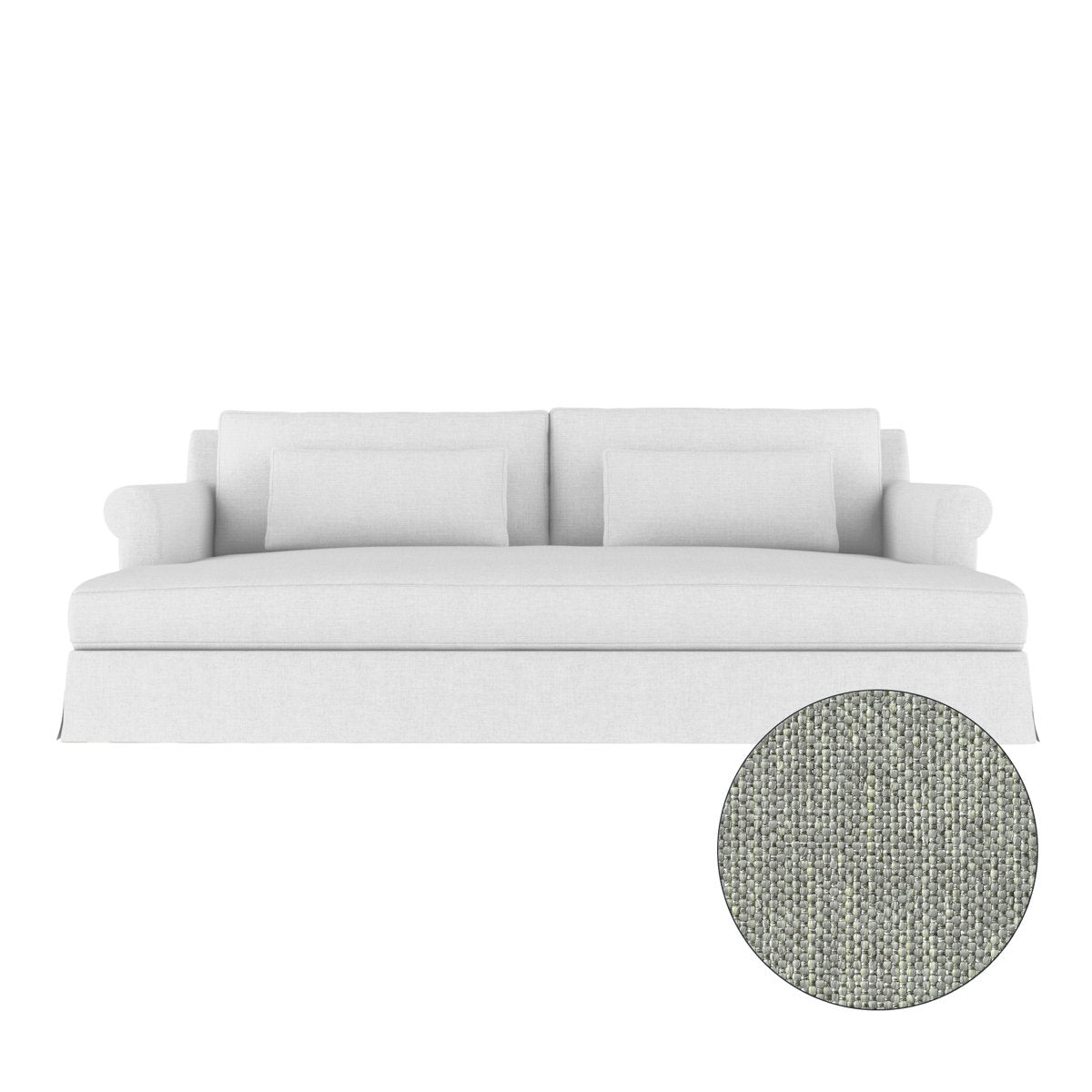 Ludlow Rolled-Arm Skirted Daybed