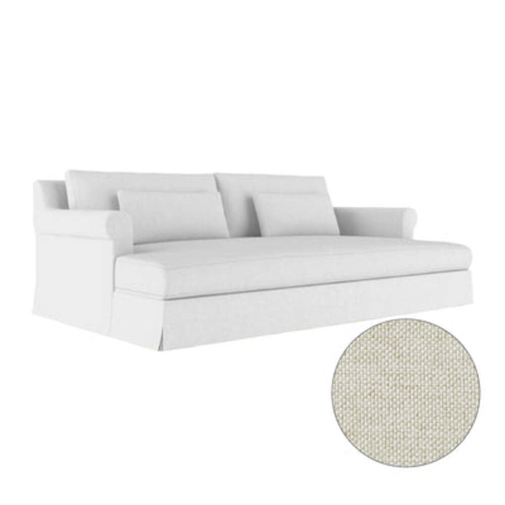 Ludlow Rolled-Arm Skirted Daybed