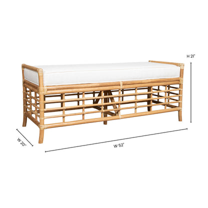 David Francis Furniture Luna Bench