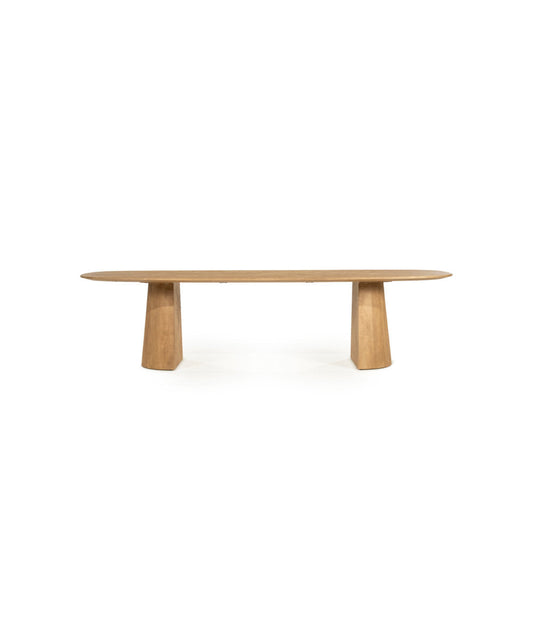 Lune Oval Solid Wood Dining Table