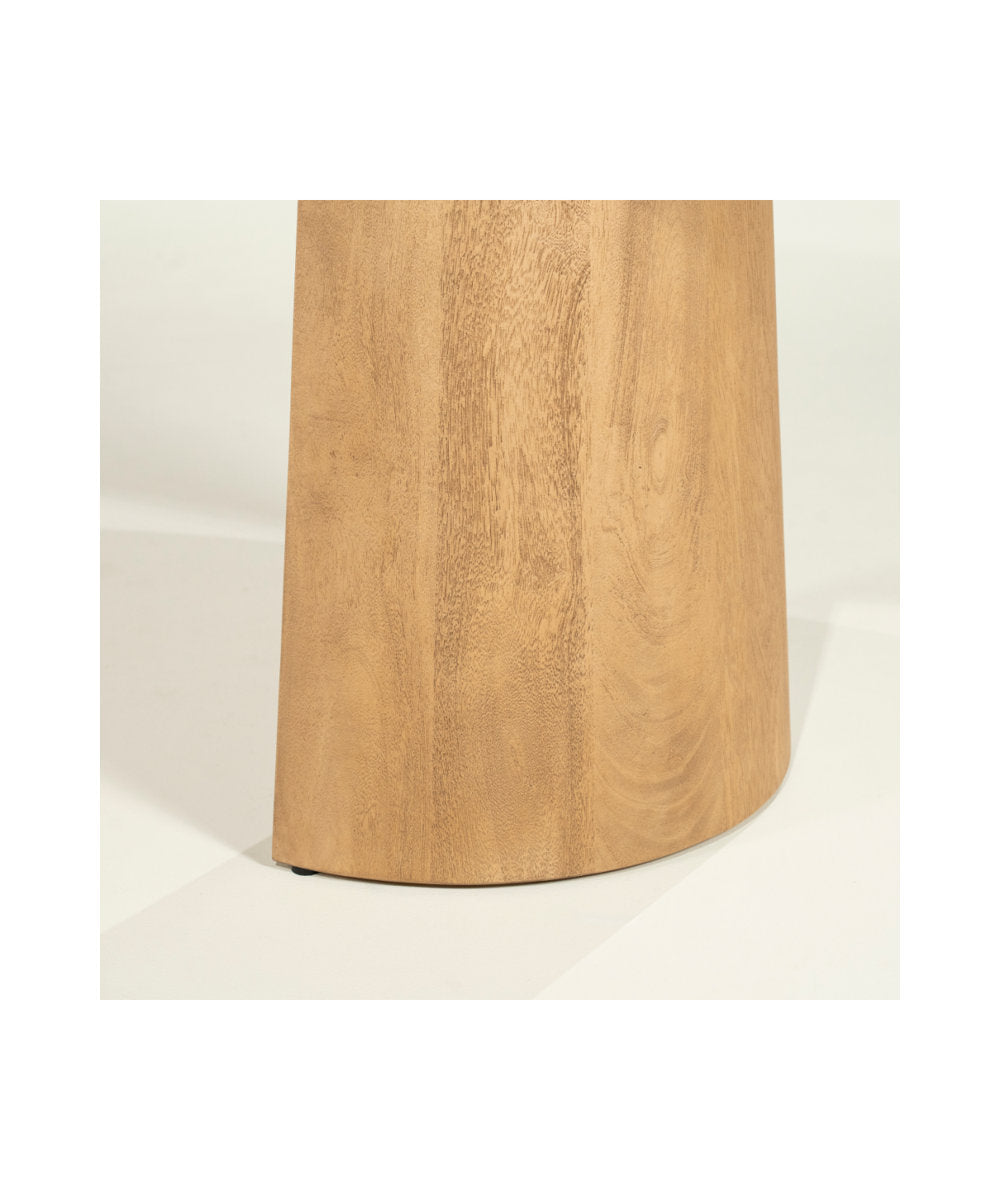 Lune Oval Solid Wood Dining Table