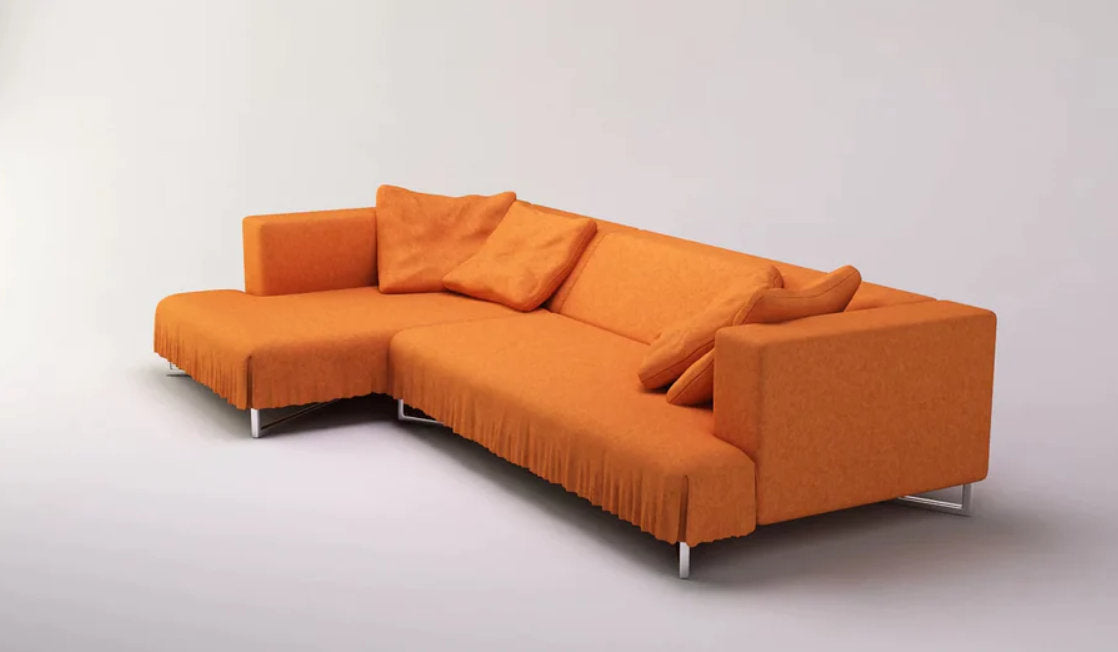 Arditi Collection Lush 126 Recessed Arm Sofa