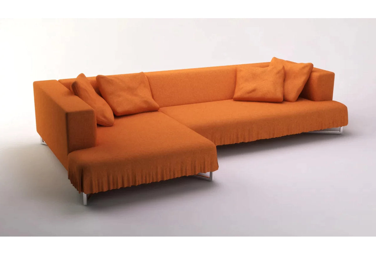 Arditi Collection Lush 126 Recessed Arm Sofa
